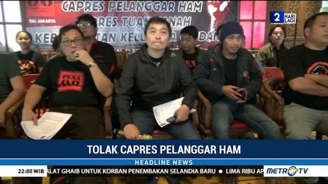 Pena 98 Tolak Capres Pelanggar HAM