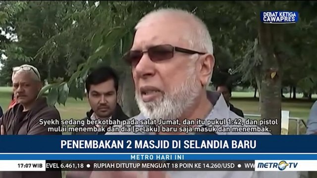 Kesaksian Korban Selamat Penembakan Masjid di Selandia Baru