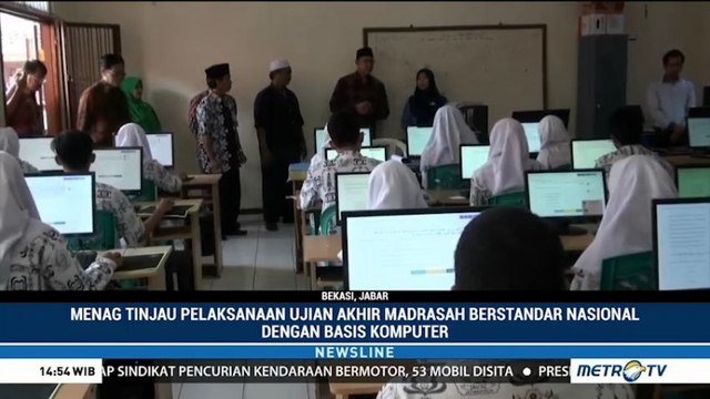 Menag Tinjau Pelaksanaan UAMBN