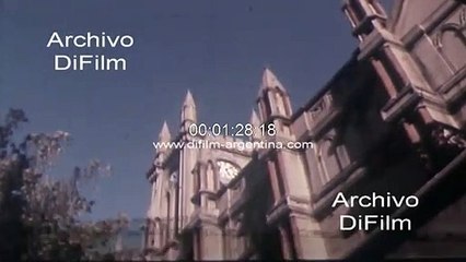 Television broadcasts in colors begin in Argentina 1980