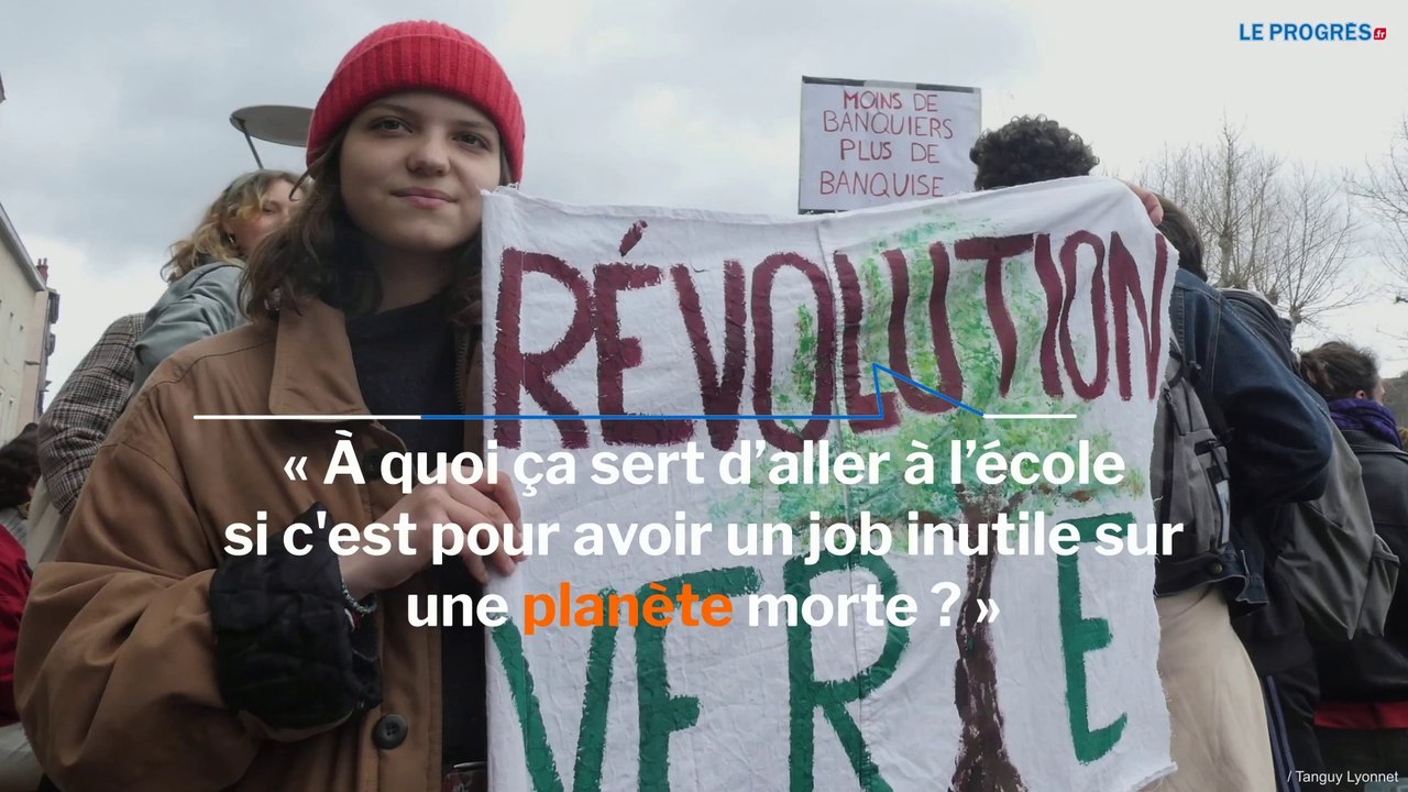 Au Puy, à Saint-Etienne, à Dole, à Bourg-en-Bresse ou à Lyon, la jeunesse en marche pour la planète