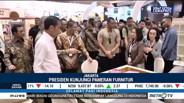 Presiden Apresiasi Peningkatan Kualitas Produk Furnitur