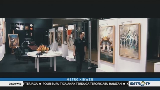 Melihat Pameran Lukisan Karya Hudi Alfa