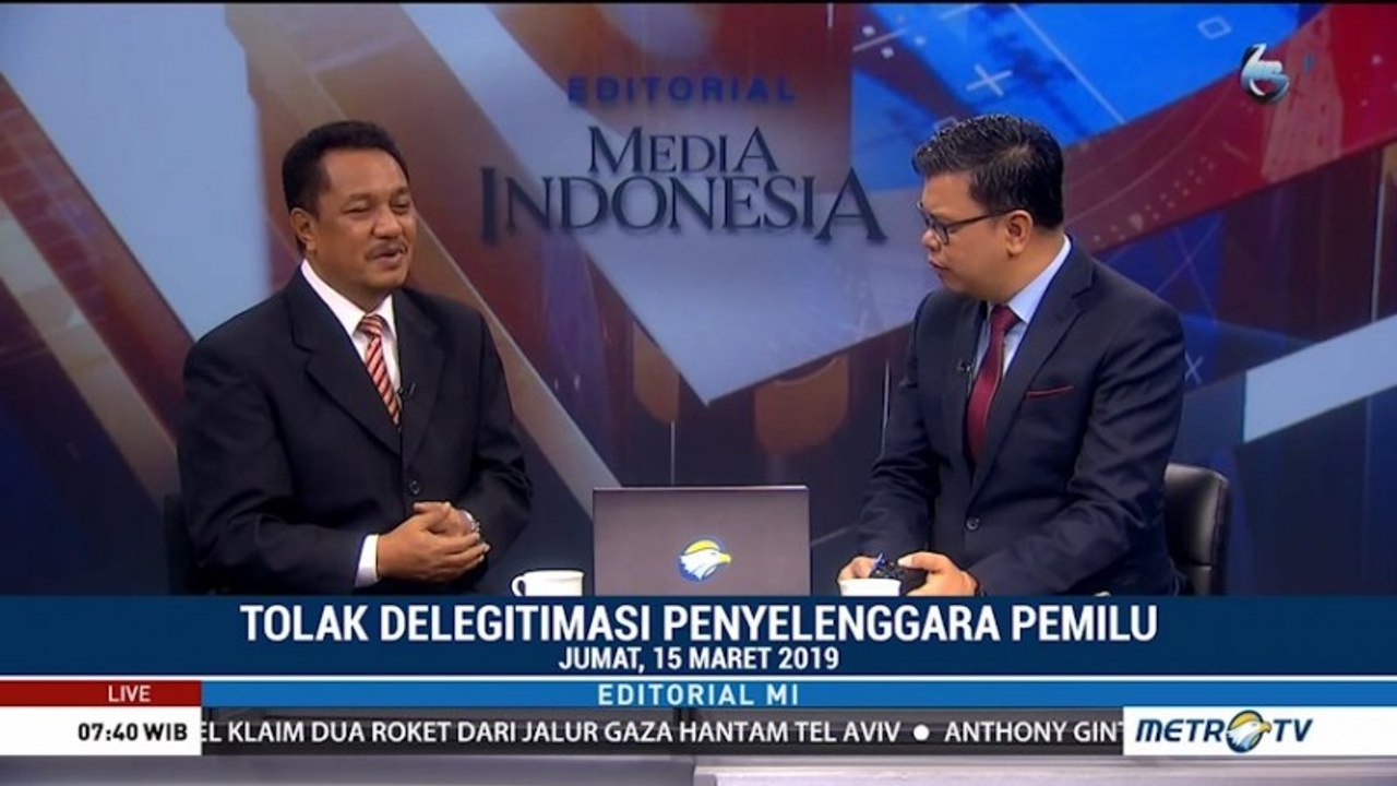 Bedah Editorial MI: Tolak Delegitimasi Penyelenggara Pemilu