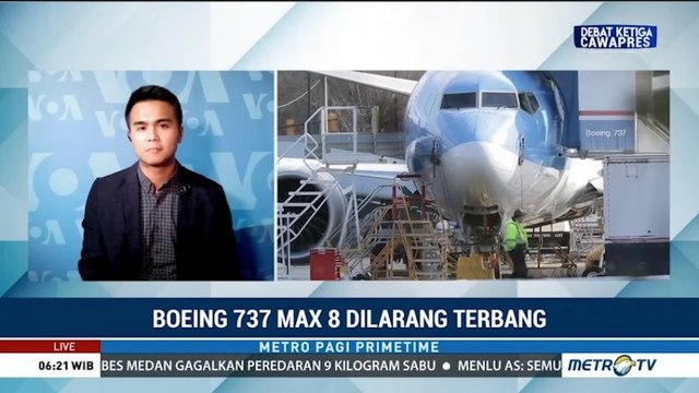 Boeing 'Pusing', Max 8 Dilarang Terbang