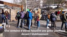 Les lycéens mobilisés pour le climat à Briançon