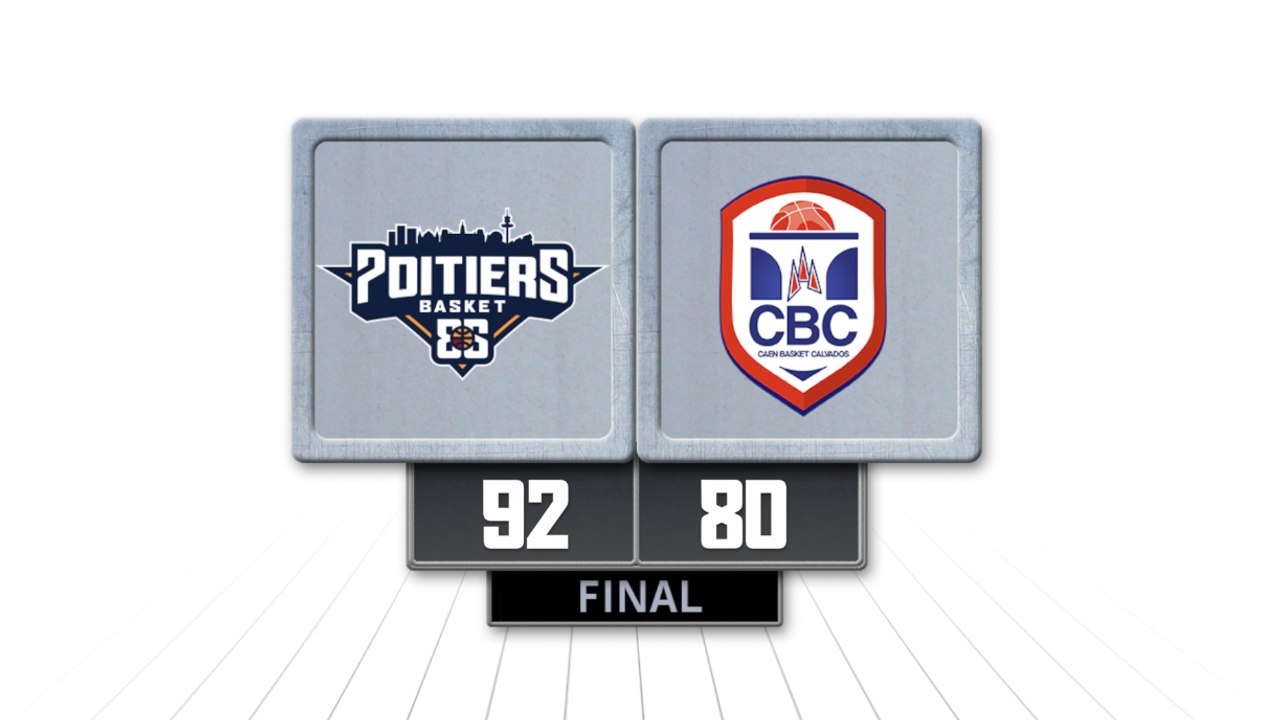 J22- PROB LNB: POITIERS - CAEN (2018-19)