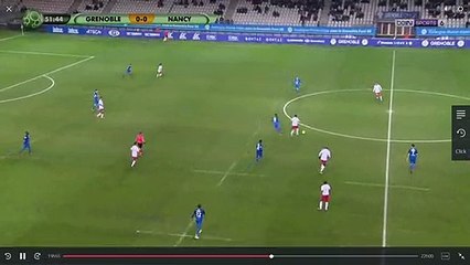Grenoble 1 - 0 Nancy Romain Grange Goal 15,03,2019 FRANCE: Ligue 2
