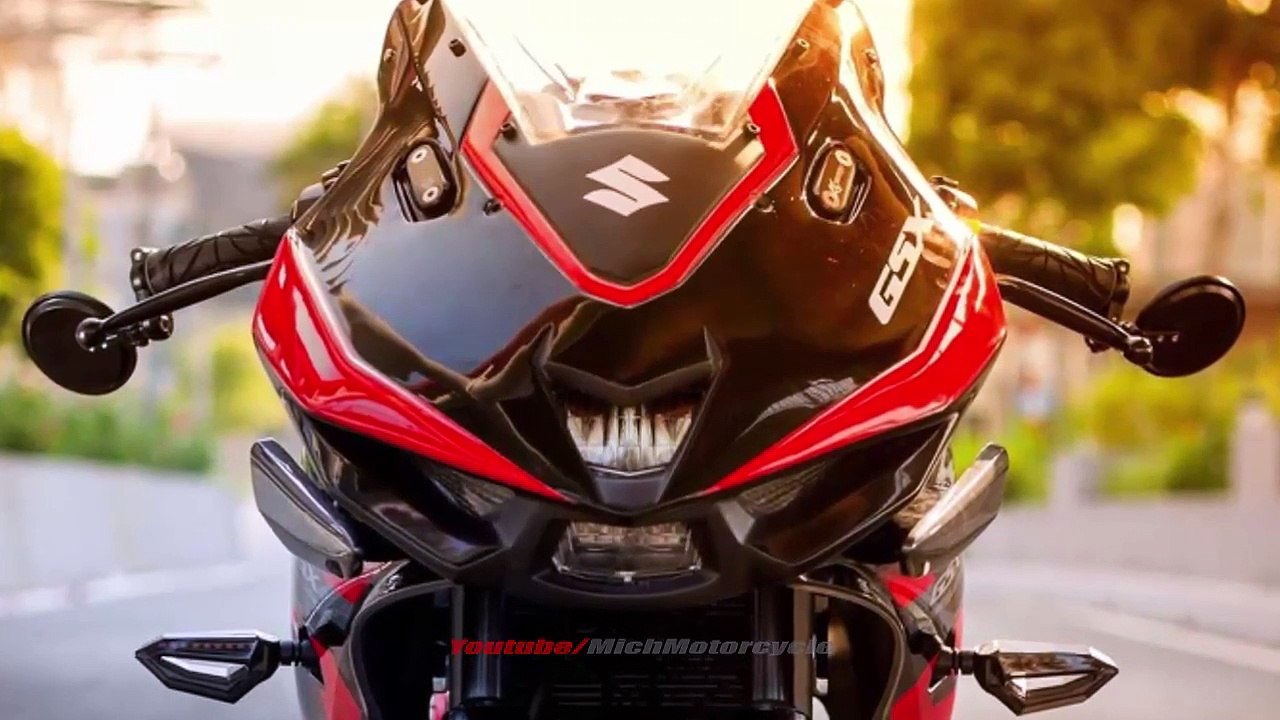 Admire Suzuki GSX-R150 Black Red  Body Kit Custom Very Muscle 2019 | Mich Motorcycle