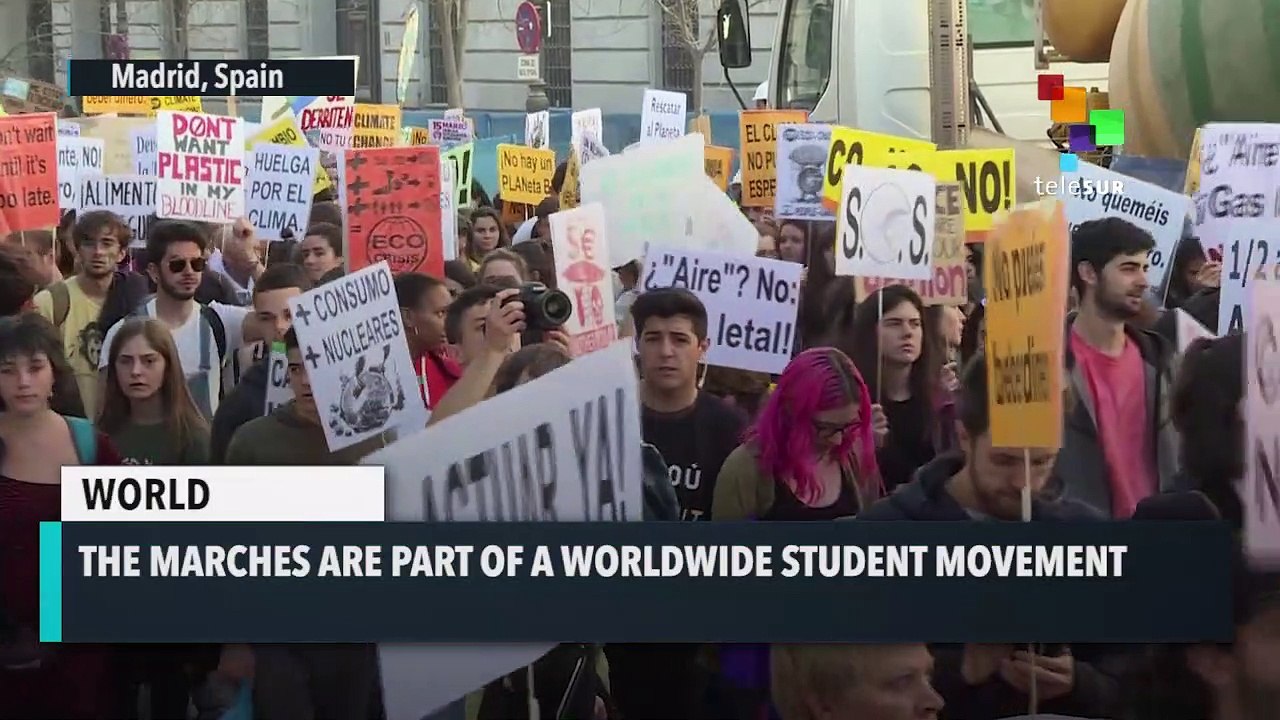 Worldwide Student Marches To Protest Climate Change