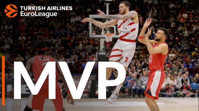Turkish Airlines EuroLeague Regular Season Round 26 MVP: Mike James, AX Armani Exchange Olimpia Milan