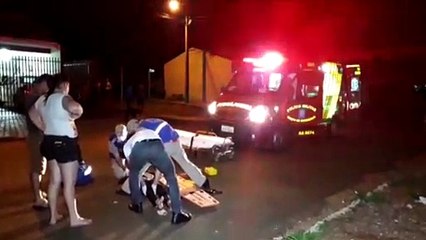 Mulher é socorrida pelo Siate no Jardim Montreal