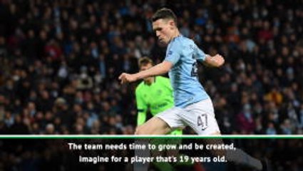 Foden needs time to grow - Guardiola