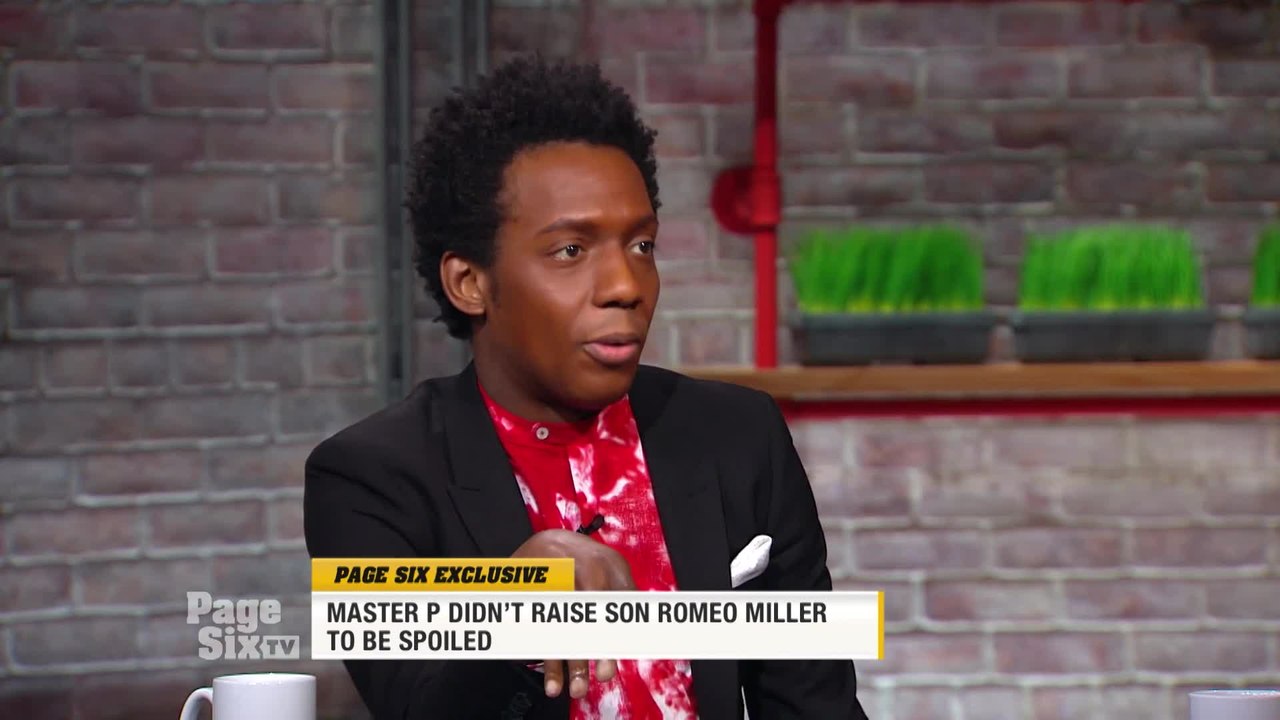 .@MasterPMiller may be a rich guy, but he didn't raise his son @RomeoMiller to be spoiled! Master P. opened up to us about raising his kids in the spotlight, and we have the inside scoop on #PageSixTV!