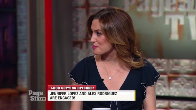 .@AROD put a ring on it! @JLo and Alex Rodriguez got engaged over the weekend, and we can't stop swooning over her massive rock! Tune in to #PageSixTV for all the deets!