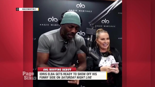 .@IdrisElba is hosting @nbcsnl tomorrow, and we can't wait to see his funny side! Watch #PageSixTV for the inside scoop!