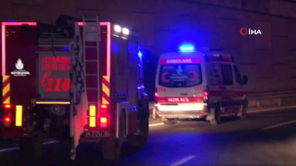 Basın ekspres yolunda trafik kazası... 3 yaralı