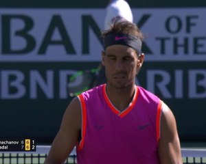 Nadal battles Khachanov and painful knee to set up Federer clash