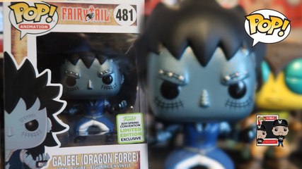 Fairy Tail  Metallic Gajeel Dragon Force Funko Pop Vinyl ECCC Comic Con Exclusive Detailed Look