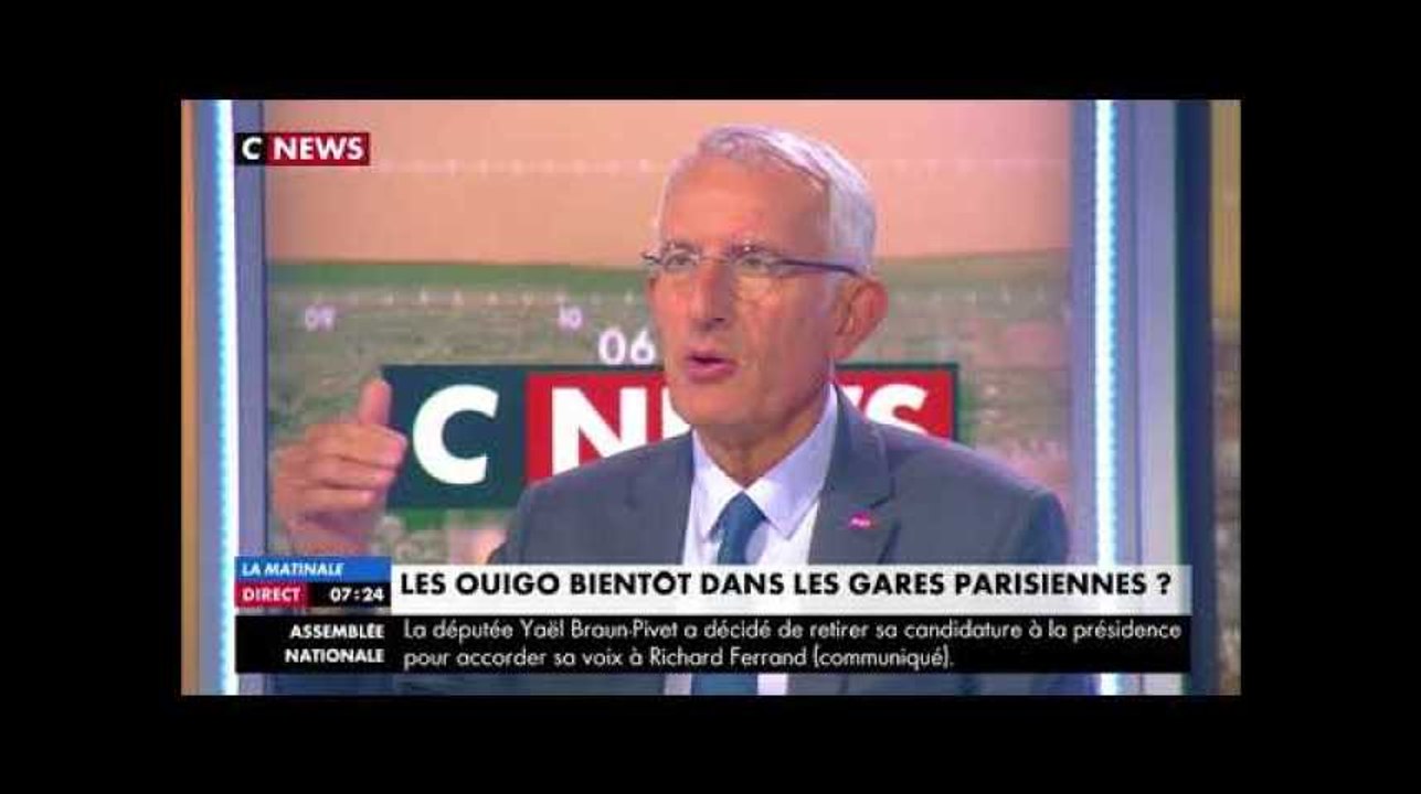Guillaume Pepy annonce des trains Ouigo au départ de la gare de Lyon pour la fin de l'année