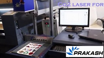 Sticker cutting in 8 seconds Prakash laser