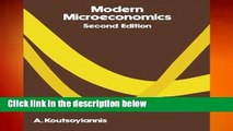 Modern Microeconomics  Review