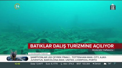 Batıklar dalış turizmine açılıyor