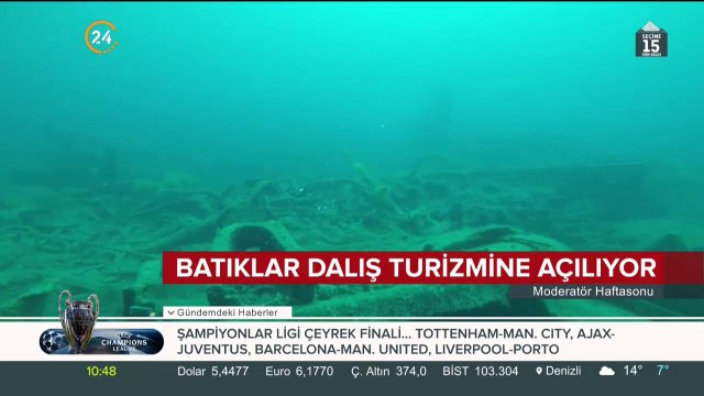 Batıklar dalış turizmine açılıyor