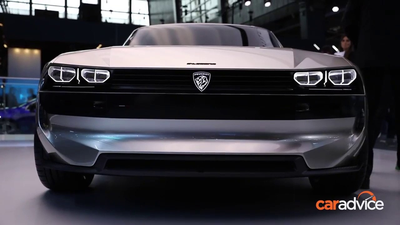 Peugeot E-Legend- Retro electro concept lands in Paris