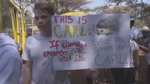 Kenyan students march for climate action in Nairobi