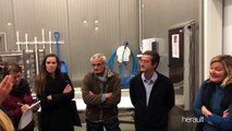 CANTON D’AGDE - Visite de terrain : Kléber MESQUIDA visite la Criée du Grau d’Agde