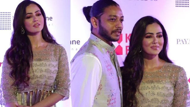 Sana Khan looks stunning with her boyfriend Melvin Louis; Watch video | FilmiBeat