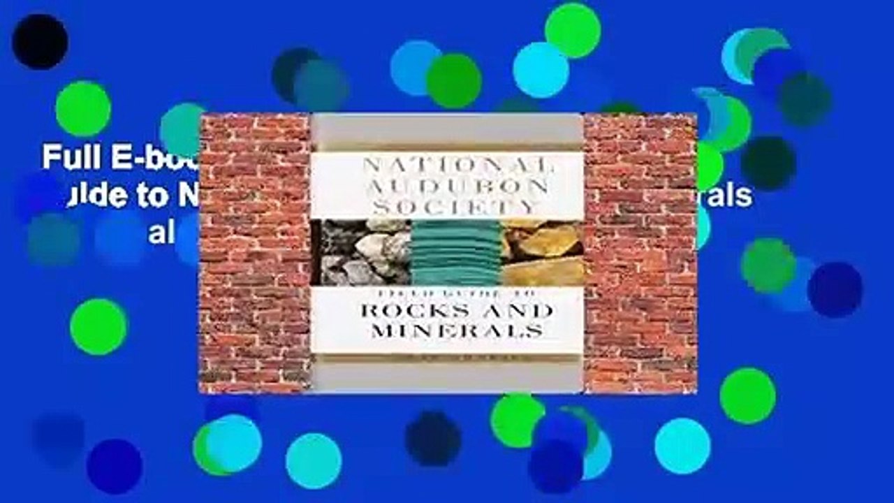 Full E-book  The Audubon Society Field Guide to North American Rocks and Minerals (National