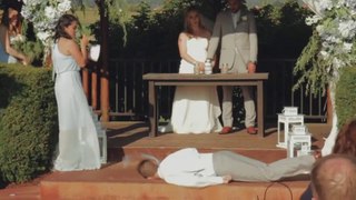 Faceplant during a wedding