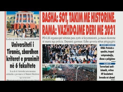 Ora Juaj, Shtypi i ditës - Basha: Sot, takim me historinë, Rama: Vazhdojmë deri me 2021