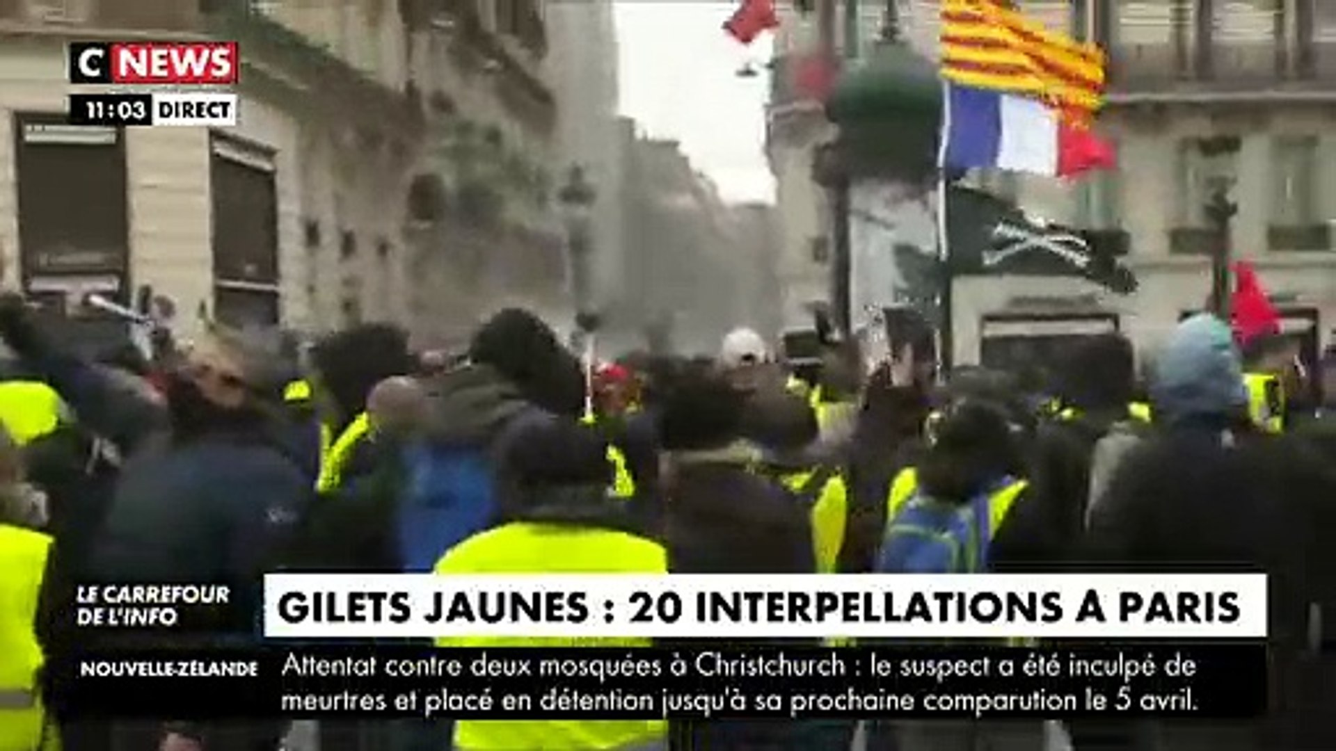 Gilets Jaunes Les Images Des Incidents Samedi 16 Mars à Paris