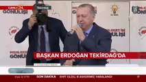 Başkan Erdoğan, Tekirdağ'da halka hitap ediyor