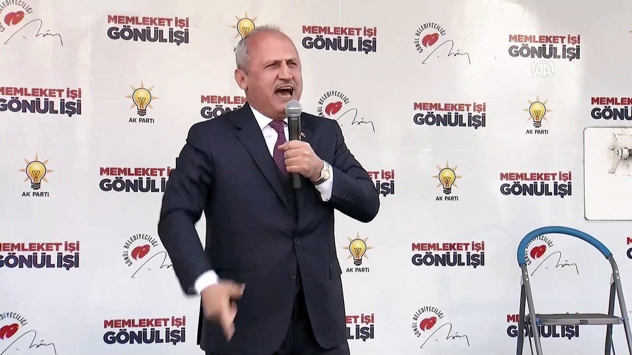 Ulaştırma ve Altyapı Bakanı Cahit Turhan: Belediyelerin kaynaklarını ya himmet diye Pensilvanya'ya veya haraç diye Kandil'e gönderir bunlar - TEKİRDAĞ