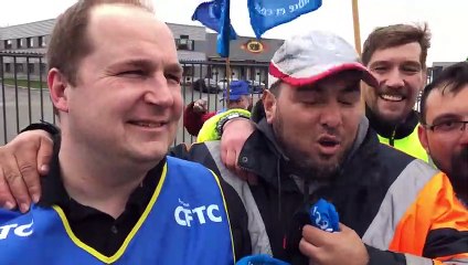 Vladimir Djordjevic, défenseur syndical CFTC, et Younès Serhani, ex-salarié de SEB-Tra