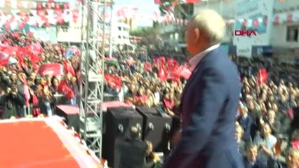 CHP Lideri Kılıçdaroğlu Bergama Mitinginde Konuştu -
