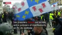 Gilets jaunes : affrontements entre policiers et manifestants dans les secteur des Champs-Elysées