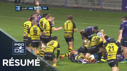 PRO D2 - Résumé Angoulême-Carcassonne: 23-19 - J24 - Saison 2018/2019