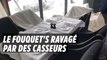 Le Fouquet's vandalisé sur les Champs-Elysées lors de l'Acte 18 des Gilets jaunes