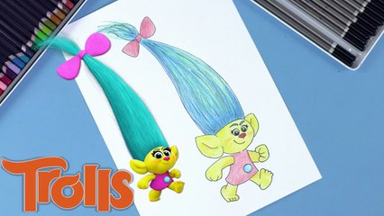 HOW TO | Draw Smidge from Trolls | Crafts for kids | Crafty Kids