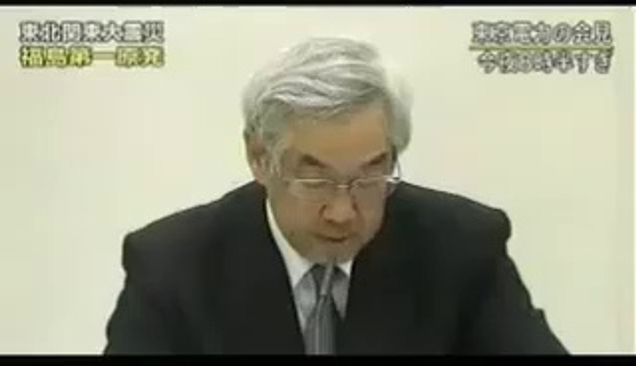 0314 2040 東電会見＆2320 福島第一原発２号機、燃料棒がむき出しの状態