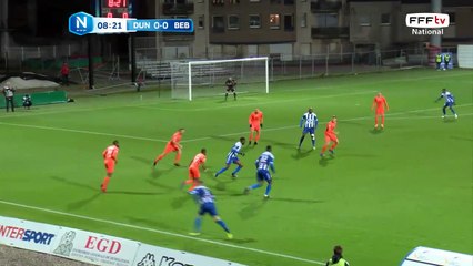 Belle frappe qui passe juste à côté!