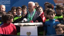 Binali Yıldırım ve Hulusi Akar Çamlıca Spor Kulübü öğrencileriyle bir araya geldi