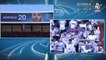 Ovación a Zidane durante la alineación en el videomarcador del Santiago Bernabéu