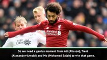 Liverpool might need genius Salah moment to beat Fulham - Klopp