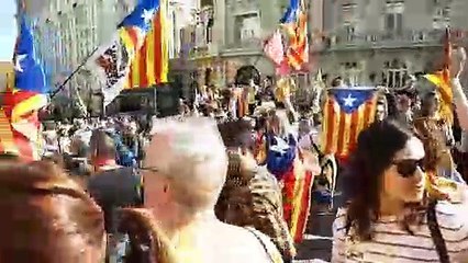 VÍDEO: Protesta d'un grup de manifestants al congrés espanyol